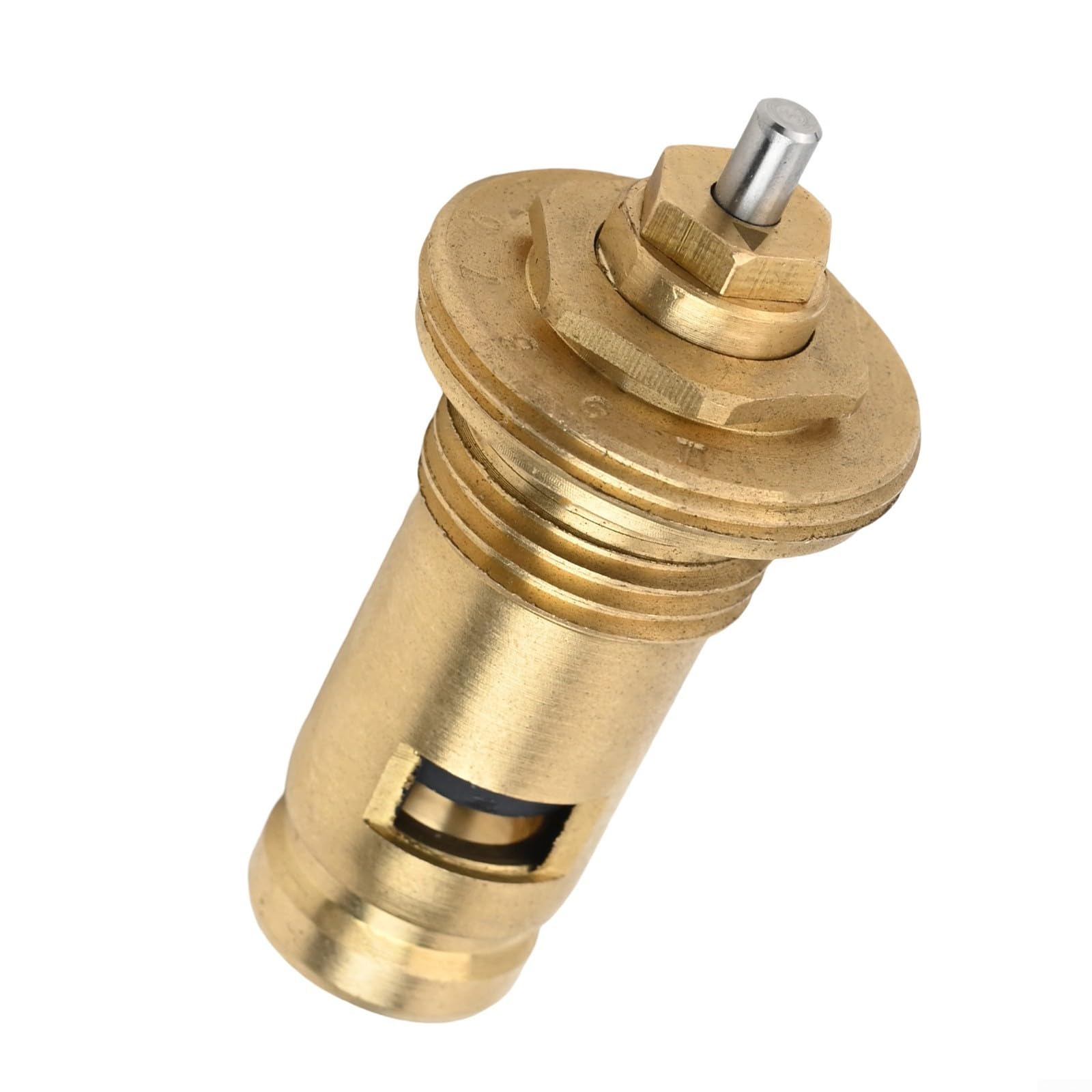 Heizkörperventil-Thermostateinsatz aus Messing, M30 x 1,5, Thermostat-Kartusche für Heizsysteme mit hydraulischer Kompatibilität und G1/2-Gewinde (10 Stück)