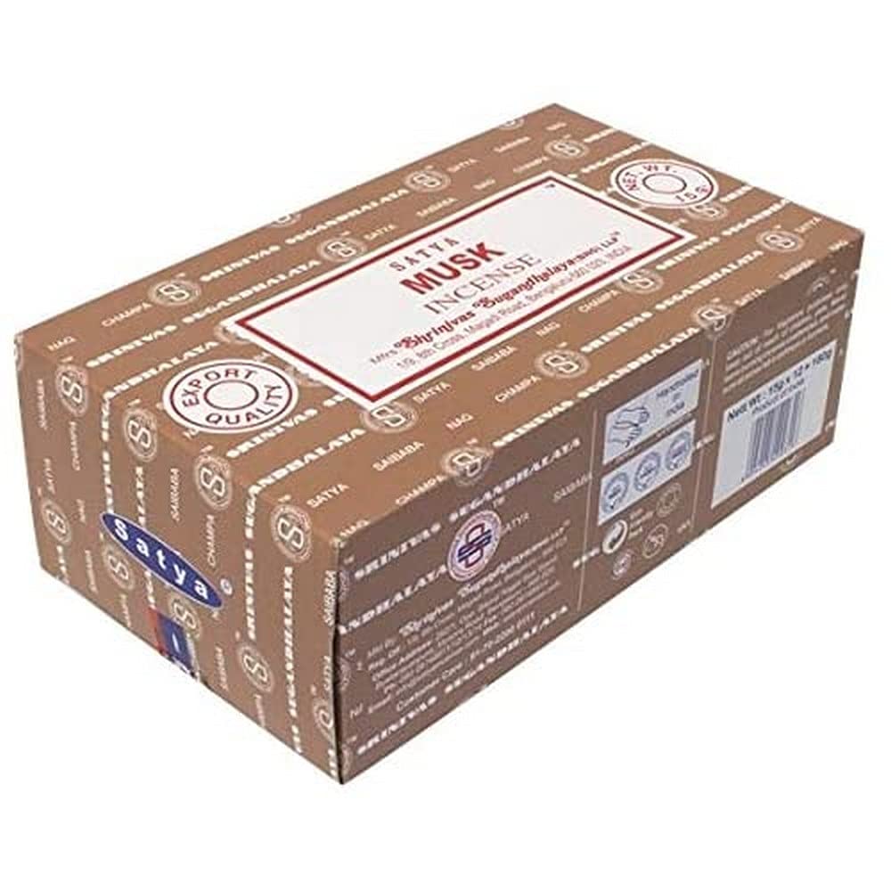 Incense Nag Champa Musk – 15 Grs – Satya – Lot de 12