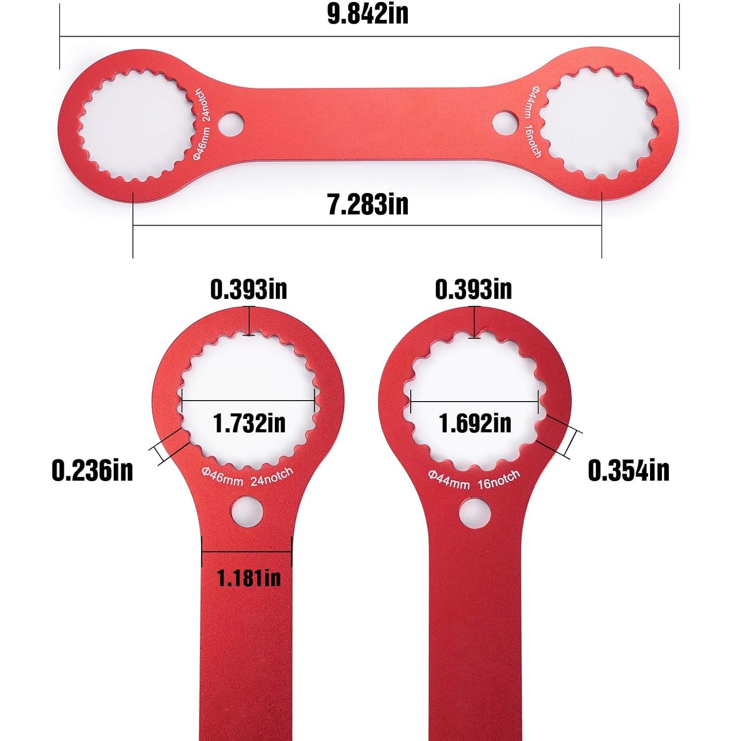 Clé à Molette Pour Pédalier De Vélo | Compatible DUB, TL-FC32/25/24 - Outil De Réparation En Alliage D'Aluminium