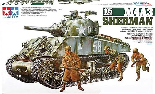Tamiya M4A3 Sherman 105MM Howitzer