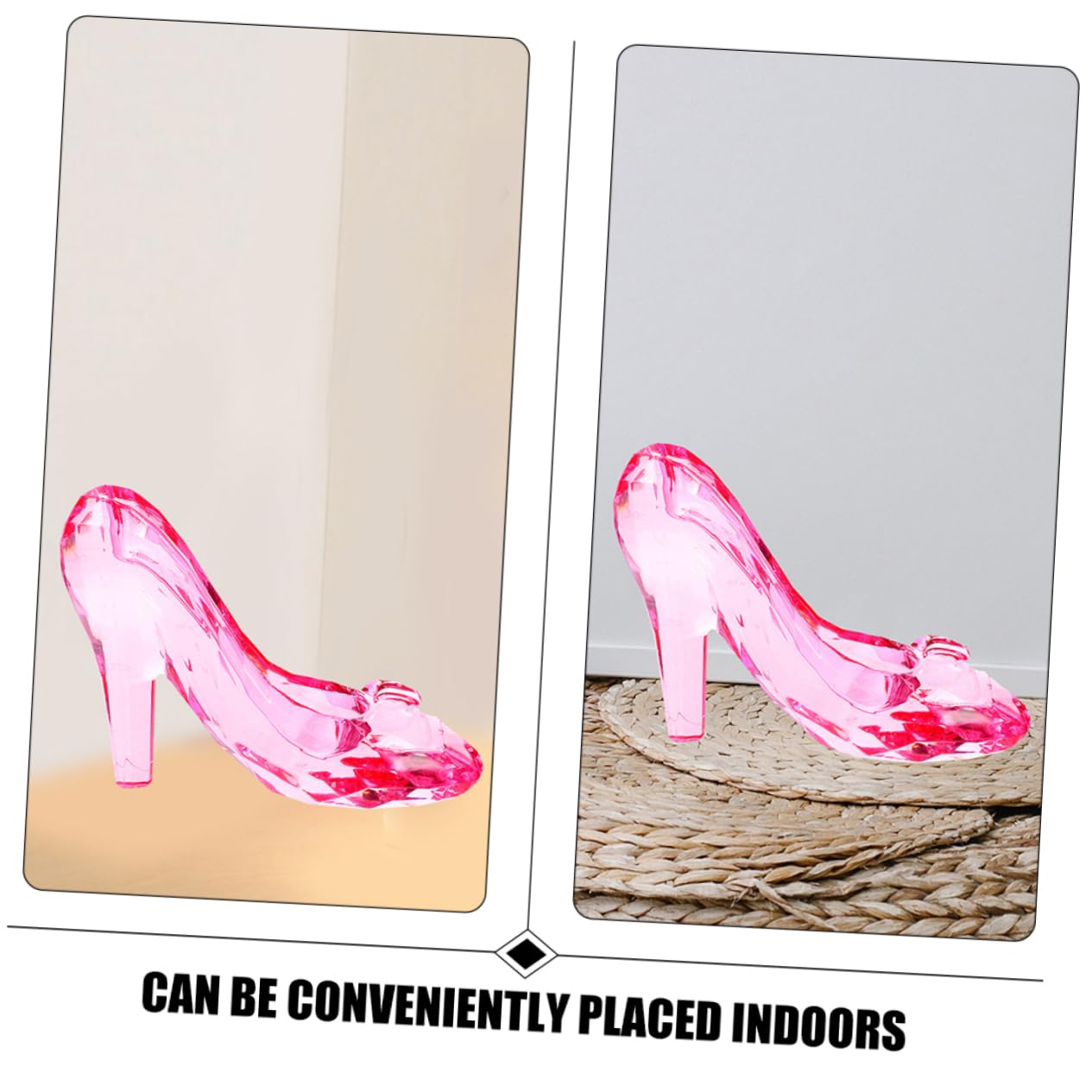 Amazon.co.jp: NUOLUX 2個アクリル製ハイヒール型デコレーション