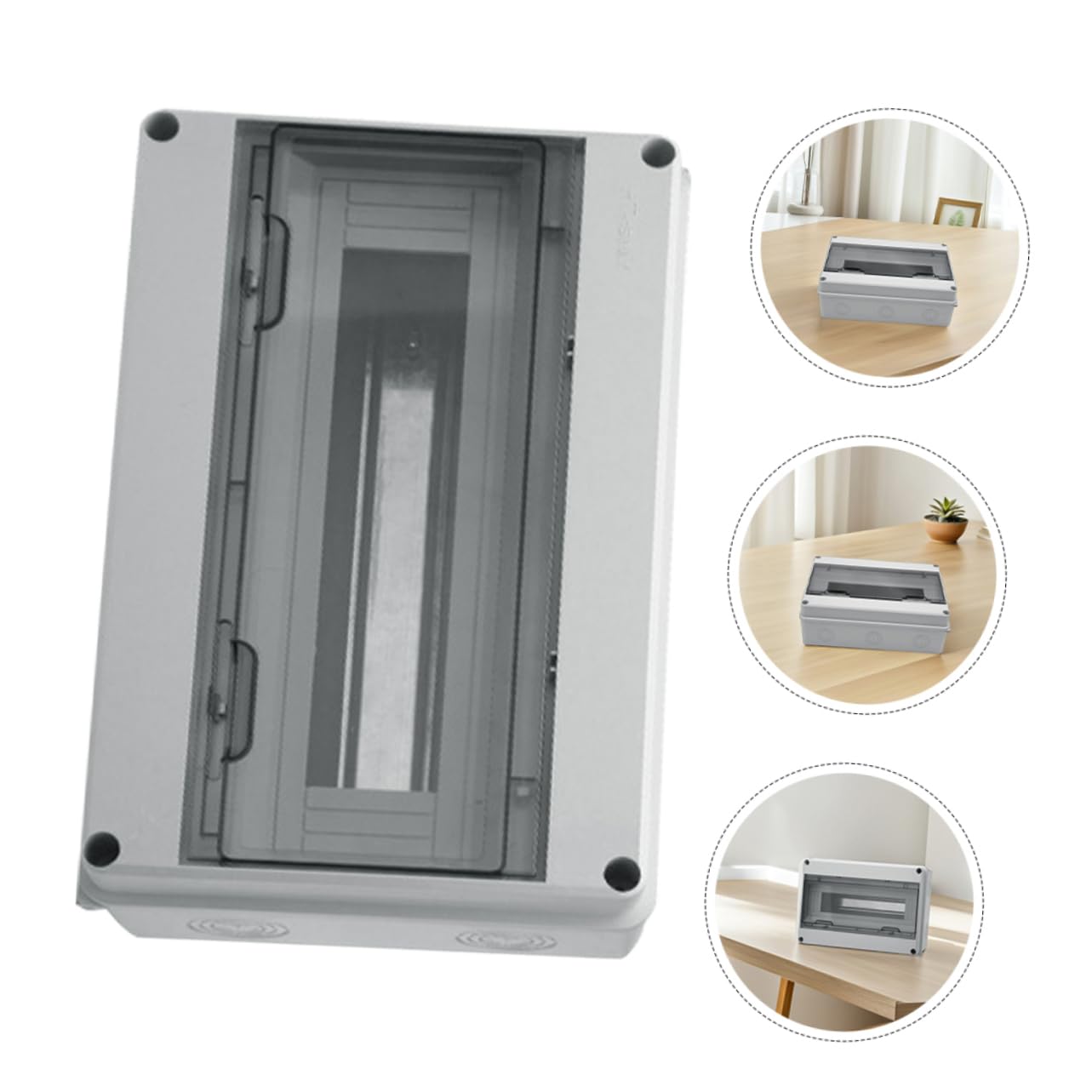 Caja Eléctrica Exterior Blanco Ip65, 15 Circuitos, de Plástico