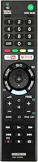RMT-TX300E Replaced Remote fit for Sony TV KD-55X7000F KD-43X7000F KD-49X7000F KDL-43W660F KD-65X7000F KD-43X7000E KD-49X7000E KD-55X7000E KD-65X7000E KDL-40W660E KDL-49W660E KDL-32W660E KD-60X6700E