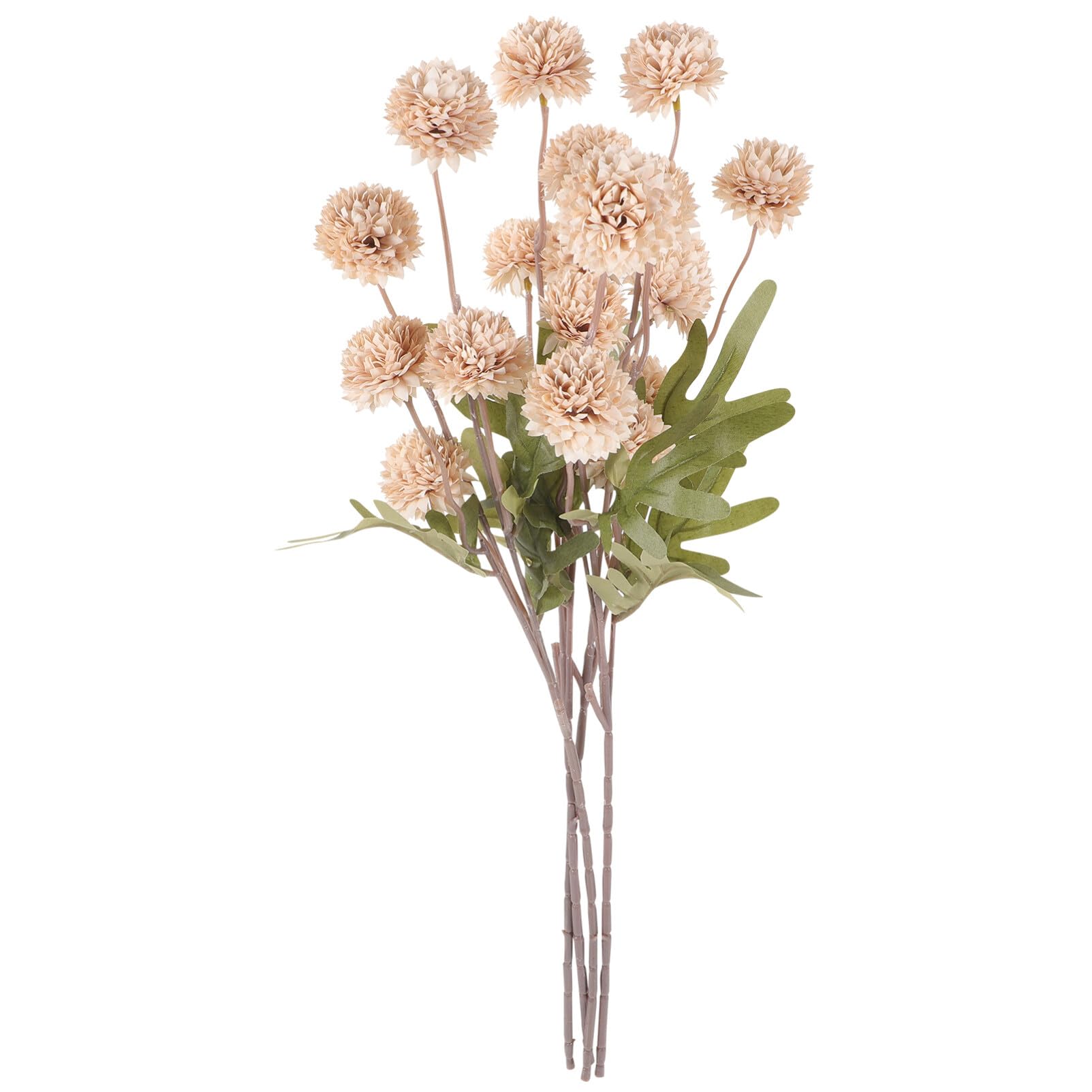 Zerodeko 4Pcs Artificial Dandelion Flowers, Artificial Fake Dandelion Flowers Artificial Dandelion Plants DIY Planting Filler Decoration for Home Wedding