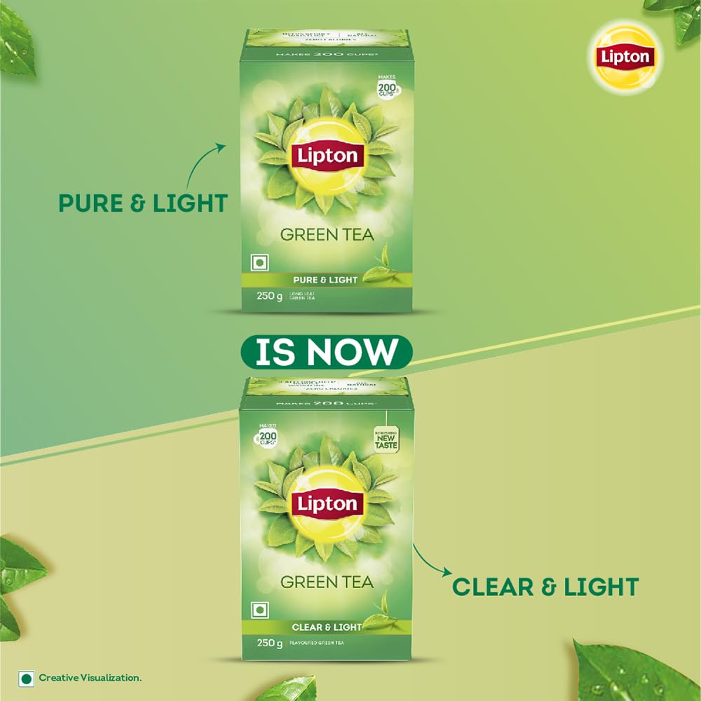 Lipton Clear & Light Loose Green Tea leaves, 250 gram, classic & light - Image 3 thumbnail