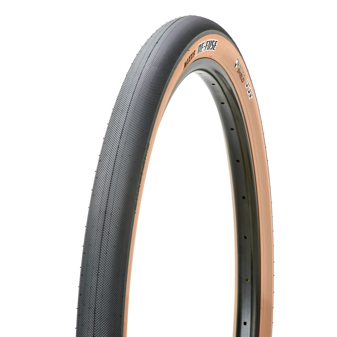 MaxxisRe-Fuse - Single Compound - 650, 700 - MaxxShield - Tubeless | Slick Center with Micro Knobs for Cornering Control