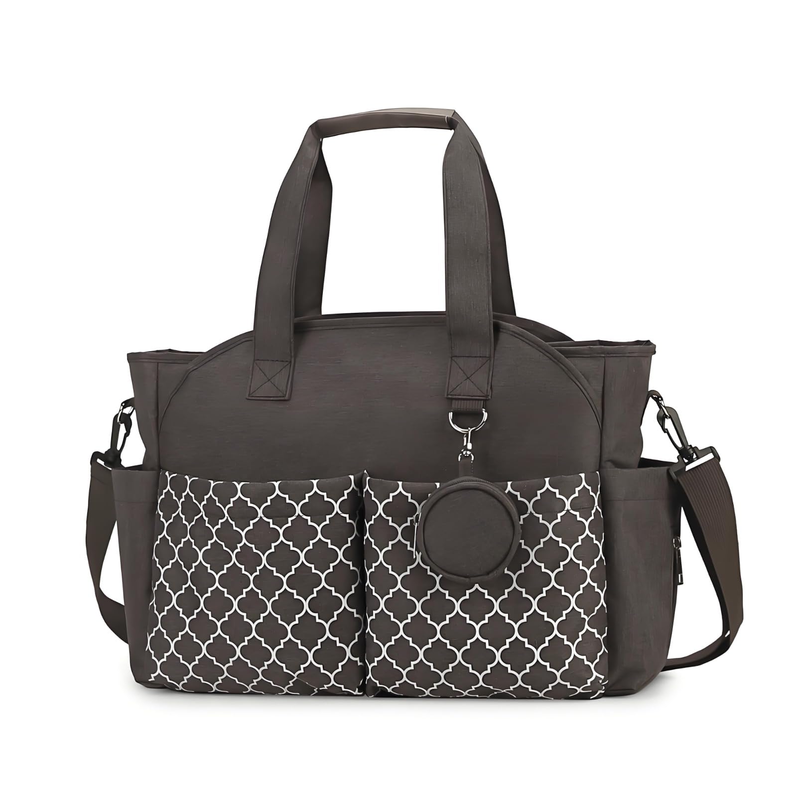 Diaper Tote, Changing Bags with Pacifier Bag, Nappy Tote with Shoulder Strap, Handbags Backpacks, Storage Organizer Changing Bag for Mommy Essentials