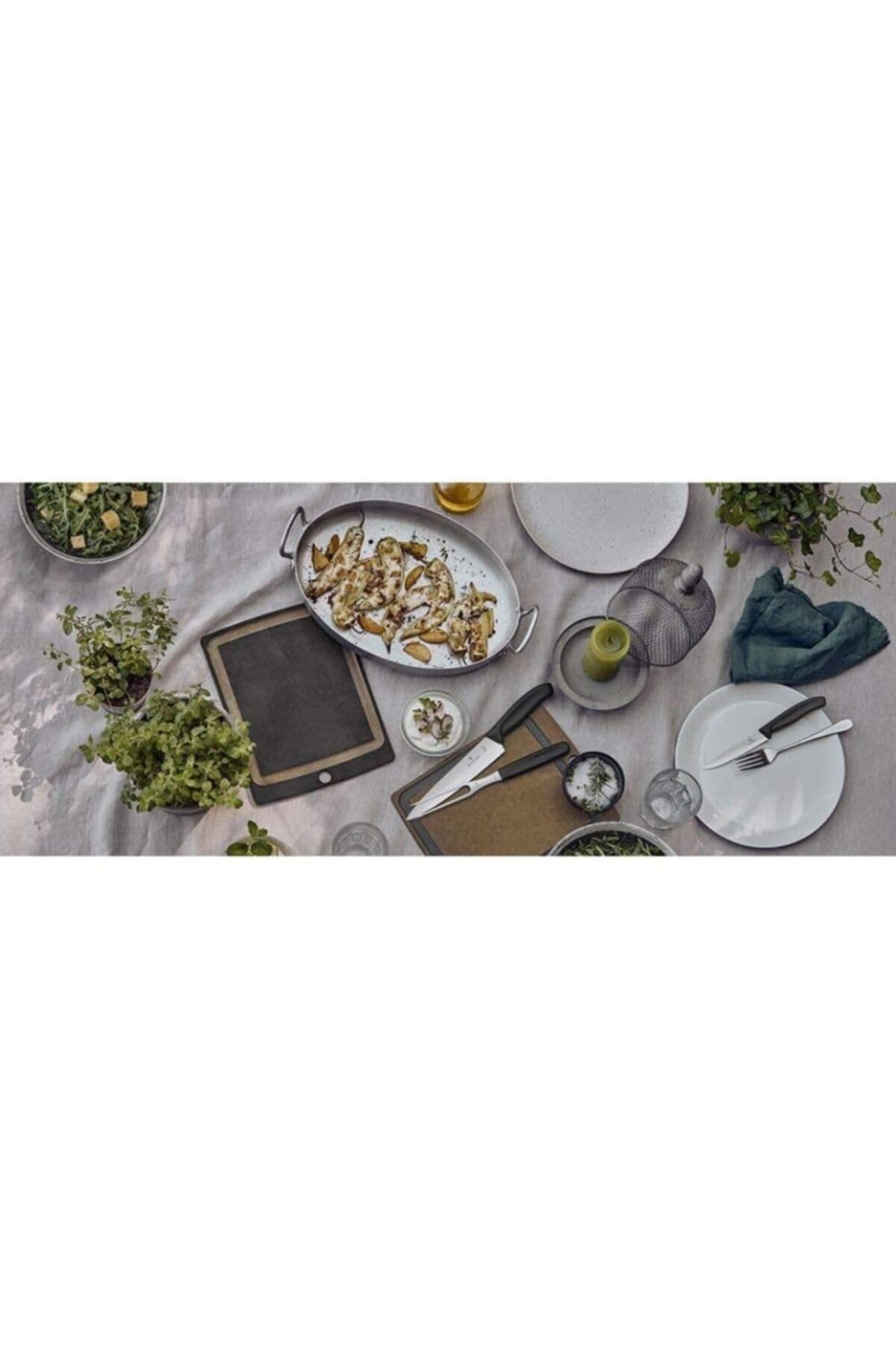 Victorinox mutfak bıçağı Fibrox Safety burun Stechmesser Norm. schl. Siyah 18 cm, 5.5503.18l