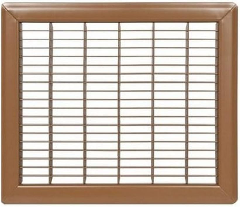 Imperial RG0690 12 x 14-Inch Heavy Gauge Steel Floor Return Air Grille, Brown