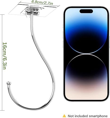 Miniatura 6 de Gancho de plátano para colgar, resistente de 13 libras (máx.), paquete de 2, colgador de plátano plegable debajo del gabinete, soporte para plátano