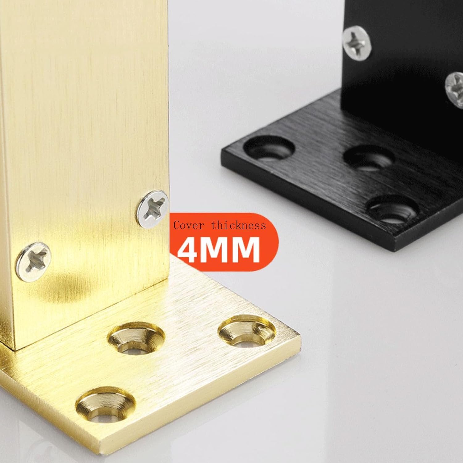 nóżki do szafek, 4 nogi meblowe, regulowane metalowe nóżki do szafek(20cm/7.9in)