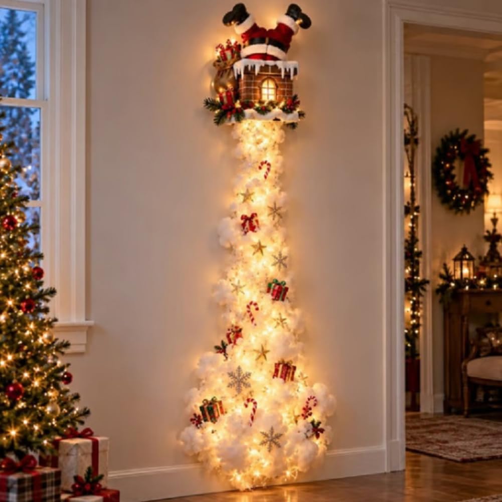 LED Christmas Lights Magic Wall Decor, Magical Winter Living Room Decor, B