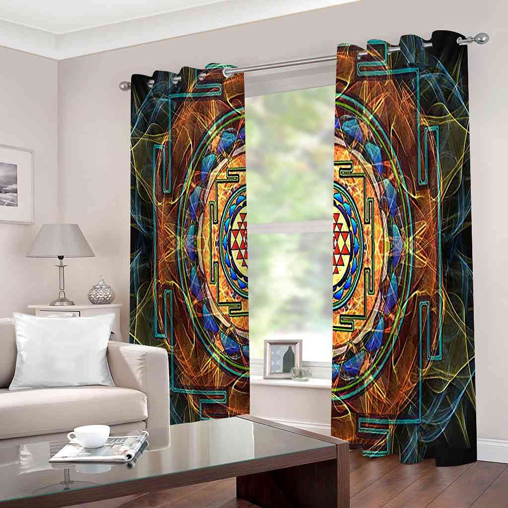 Modernas Cortinas Dormitorio Juvenil Impresión 3D Flor De Arte 300x280cm Ojales Cortinas Opacas 2 Piezas para Dormitorio Habitación De Los Niños Cortina Decoración del Salón