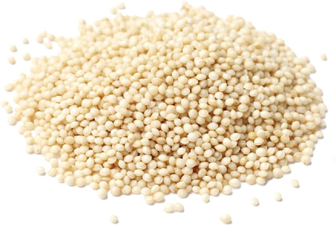 GERBS White Amaranth Grain 2 LBS. Premium Grade | Top 14 Food Allergy Free NON GMO | Freshly harvested packed in Resealable Bulk Bag | High in Protein, Fiber & Magnesium | Gluten Peanut Tree Nut Free