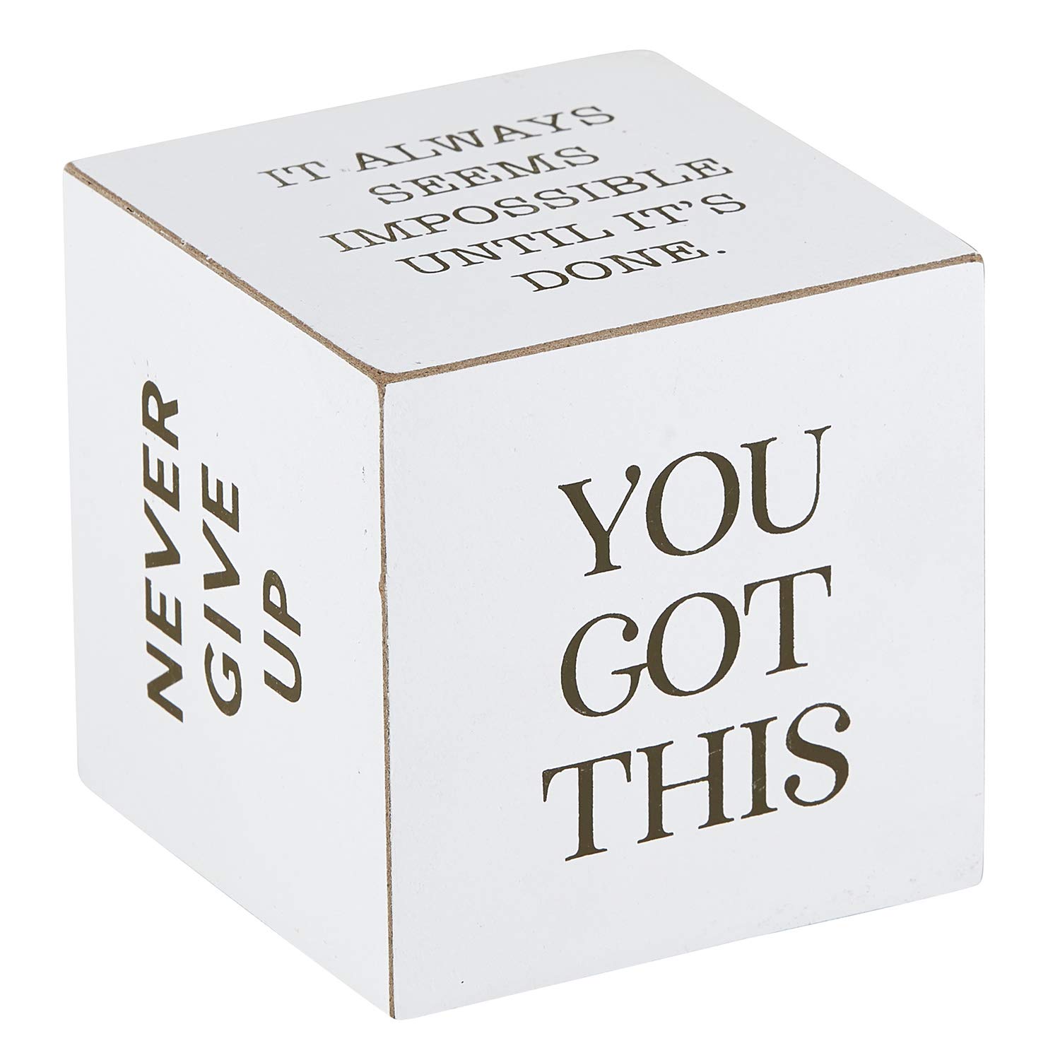 Amazon.com: Creative Brands Quote Decor - Wooden Cube Home