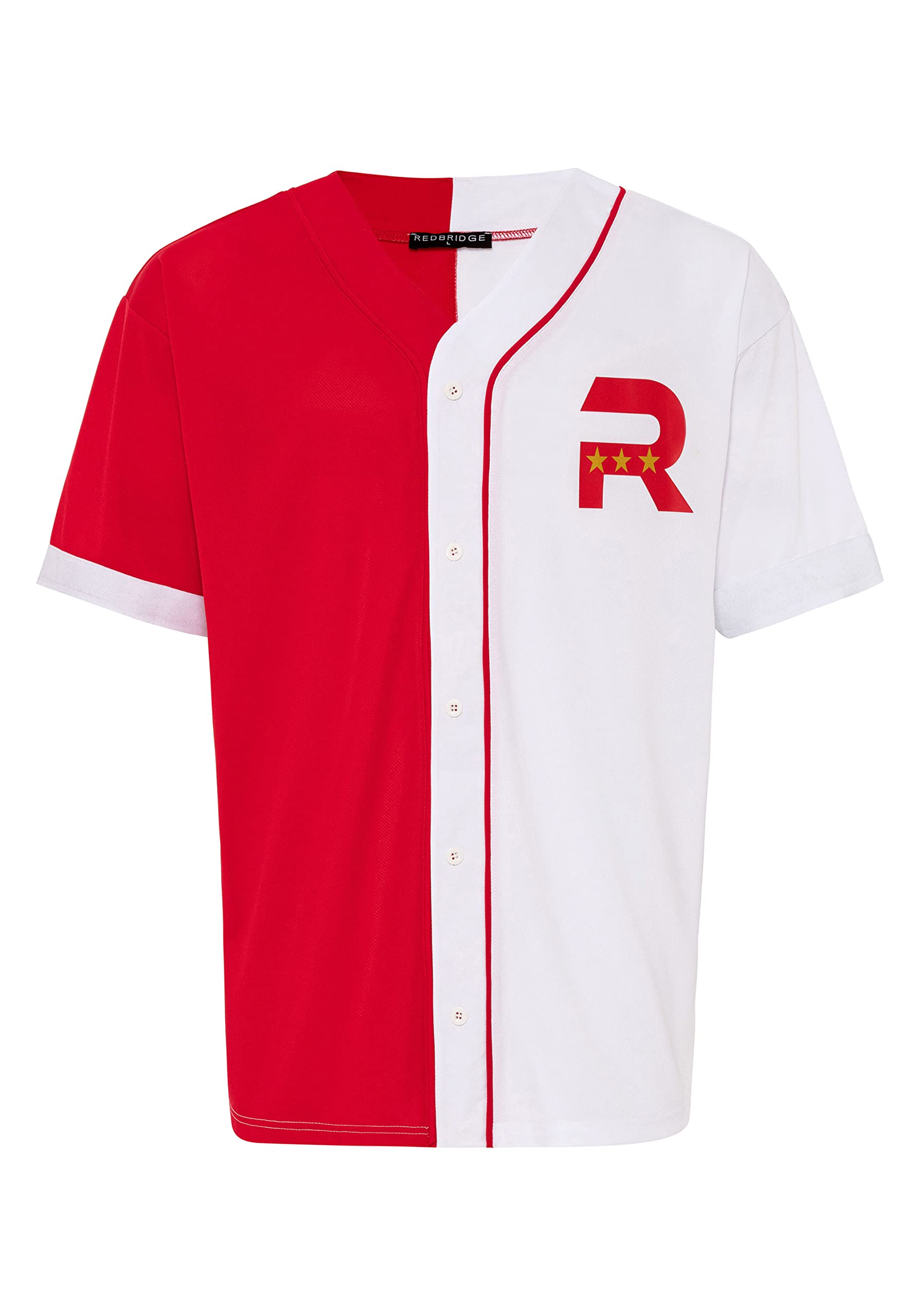Redbridge Camiseta de béisbol de manga corta camiseta aireada camisa deportiva