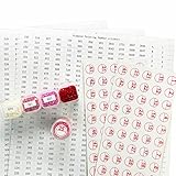 Color Number Stickers Kits, 546 Labels for Diamond Painting Storage Box, Diamond Painting Accessorie