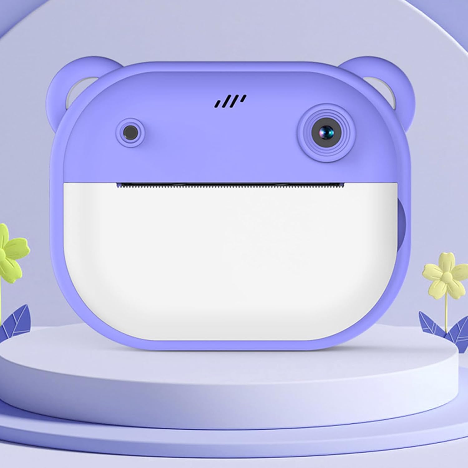 Kid Camera Digital Print Camera Fun Children Camera with Print Paper Digital Camera with Double-Lens Life Record