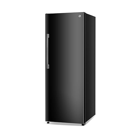 Commercial Cool 11.1 Cu. Ft. Convertible Freezer Refrigerator, Upright Fridge with Glass Shelves, Reversible Door, Energy Star Rated, Auto Defrost, CCUC1110GB, Black