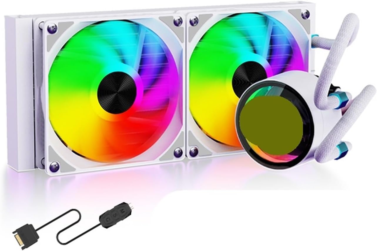 240mm Water Cooler CPU Cooling Computer Liquid Radiator RGB ARGB Fan 1700 1200 1151 X79 X99 2011 AM4 AM5