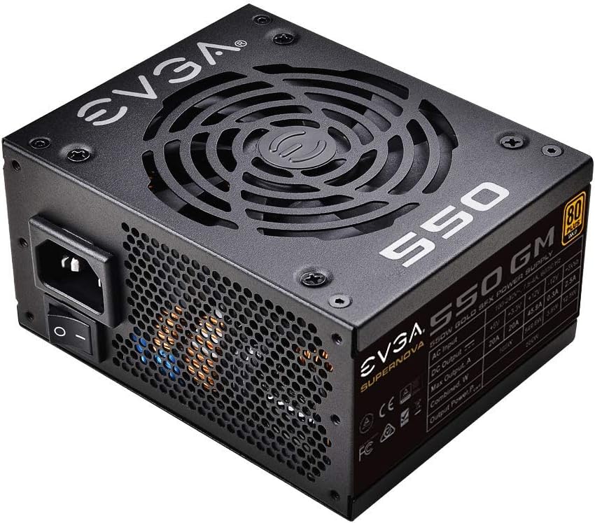 EVGA SuperNOVA 550 GM, 80 Plus Gold 550W Fully Modular Power Supply with ECO Mode and DBB Fan thumbnail 4