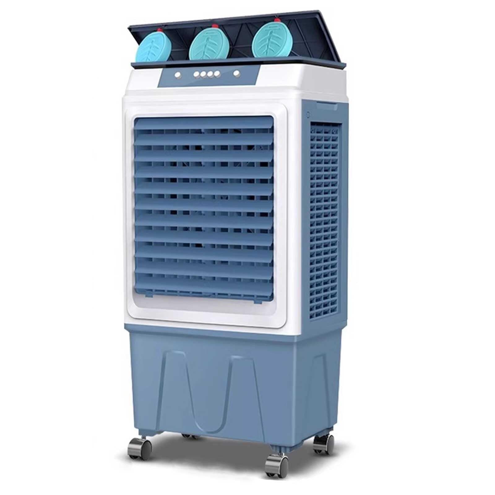 Evaporative Air Cooler Large Tank Ice Packs Wide Oscillation Commercial