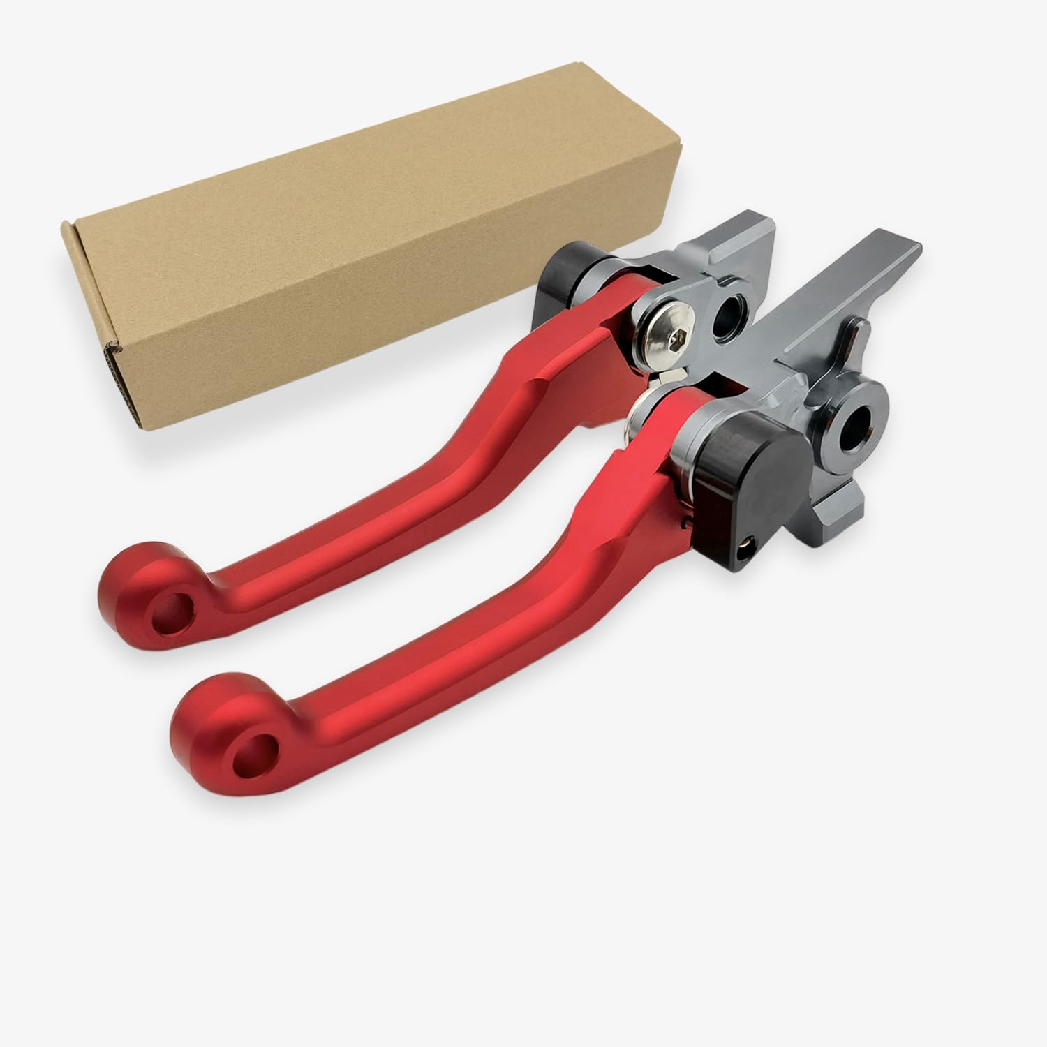 Pivot Brake & Clutch Levers for KTM 250 350 450 500 SXF XCF SX EXC-F 2014-2023 (RED)