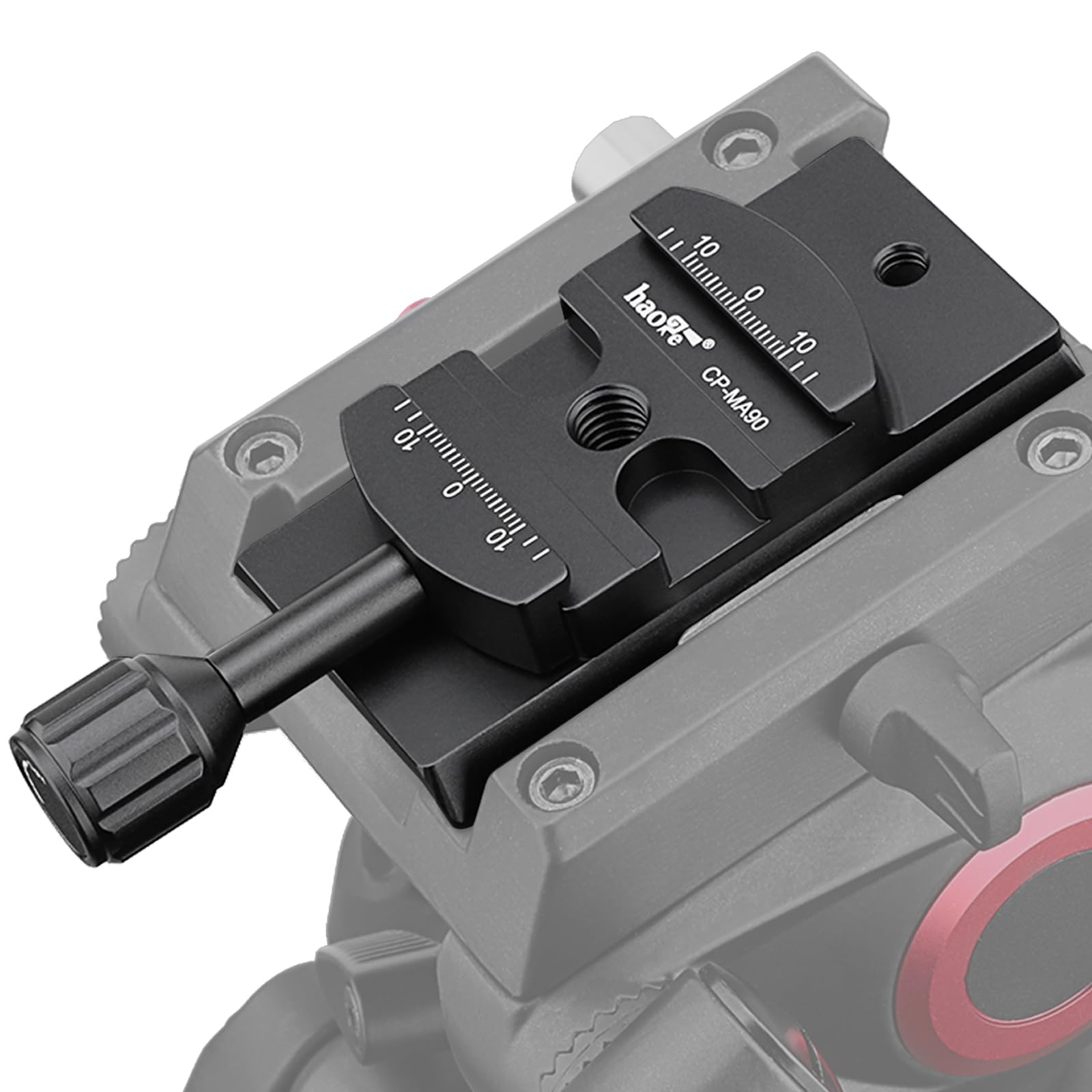Manfrotto - Manfrotto ビデオ雲台+アルカスイスクランプ アルカスイス互換 Manfrotto ギア雲台 改造クイックリリース