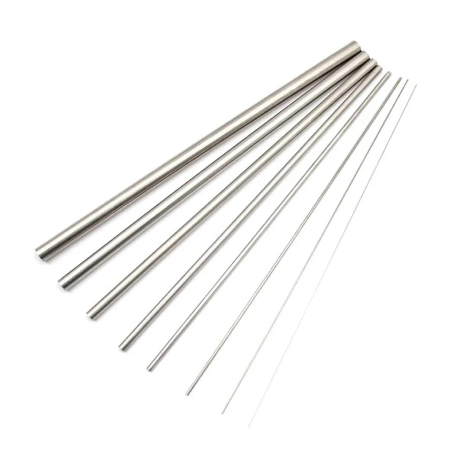 Stainless Steel Tubes 304 Stainless Steel Round Capillary Seamless Straight Tube for DIY(250mm,OD 6 x ID 2mm 2pcs)