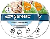 Seresto Cat Vet-Recommended Flea & Tick Treatment & Prevention Collar for Cats, 8 Months Protection | (Pack of 2)