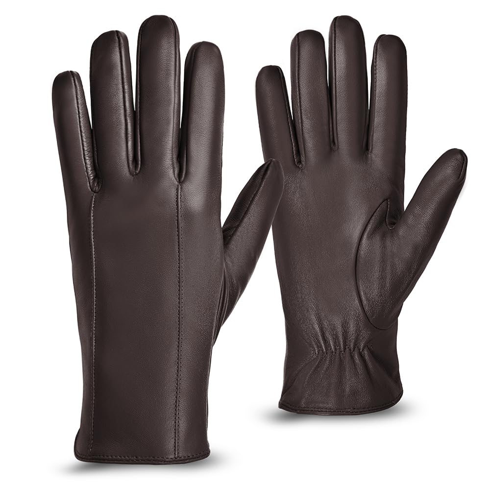 MGGMOKAY Fingerlose Herren Half Finger Autofahrer Handschuhe