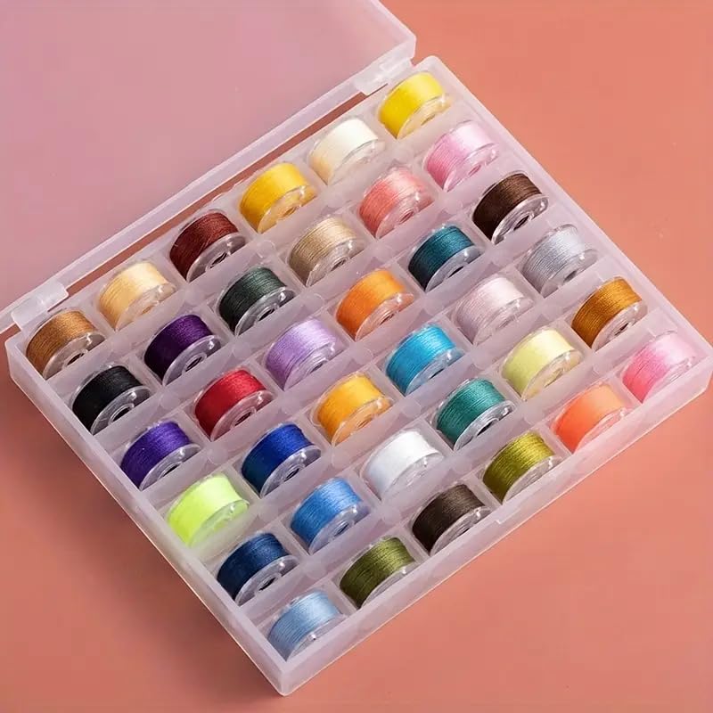 Set de 36 Canillas con Hilo para Máquina de Coser miniatura 1