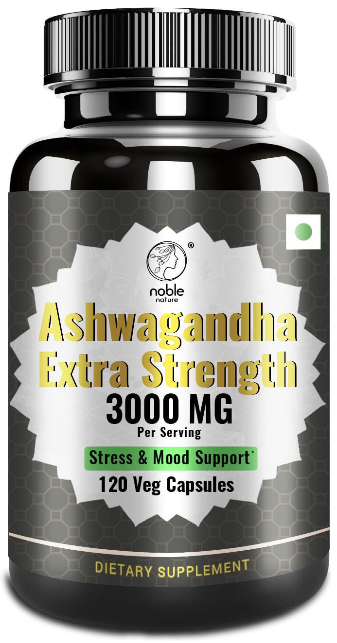 Ashwagandha Extra Strength 3000mg 120 Veg Capsules
