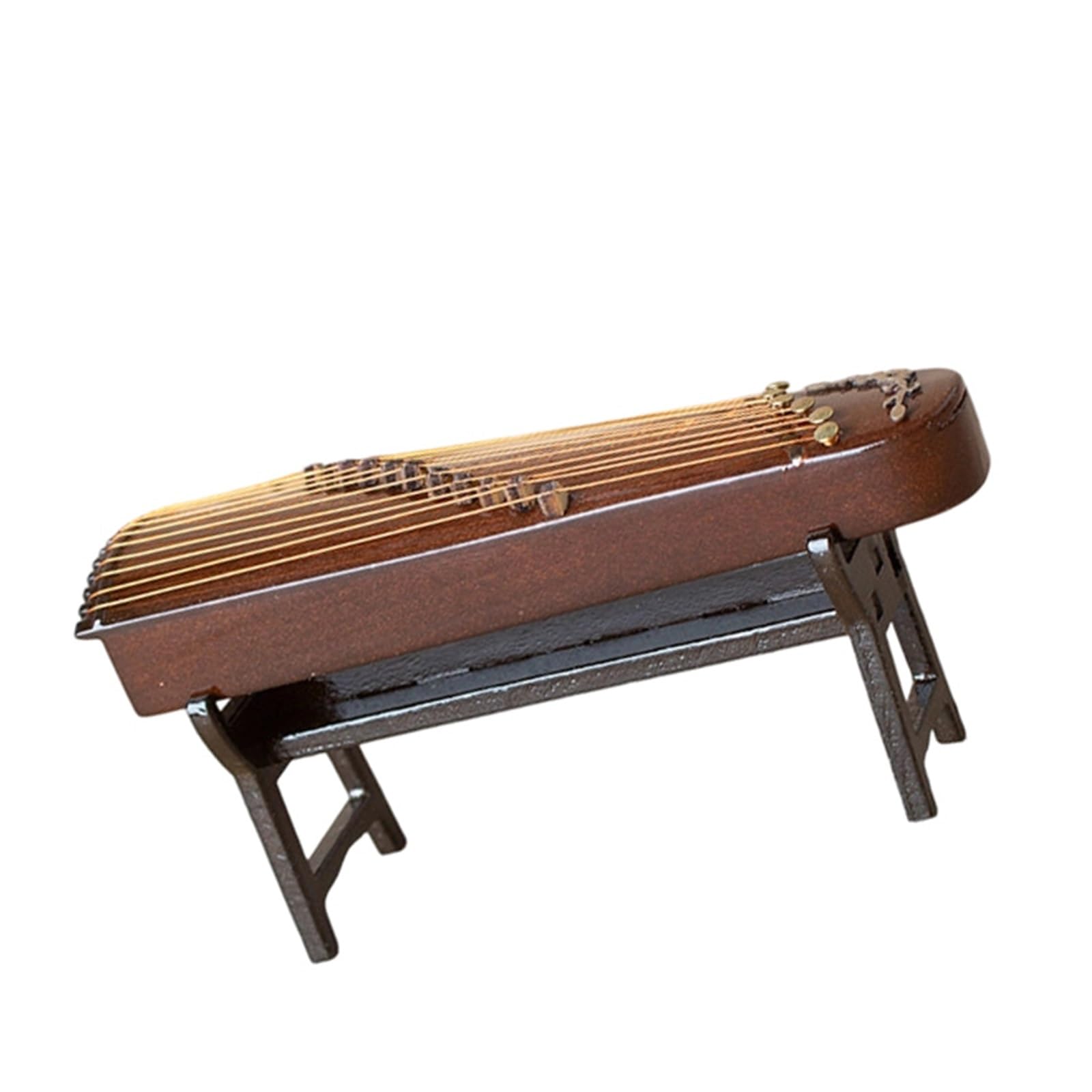 ZXFJYUIP Miniature Musical Instrument Decorations For A Vintage Living Room Include A Moon Lute And A Hulusi(2)