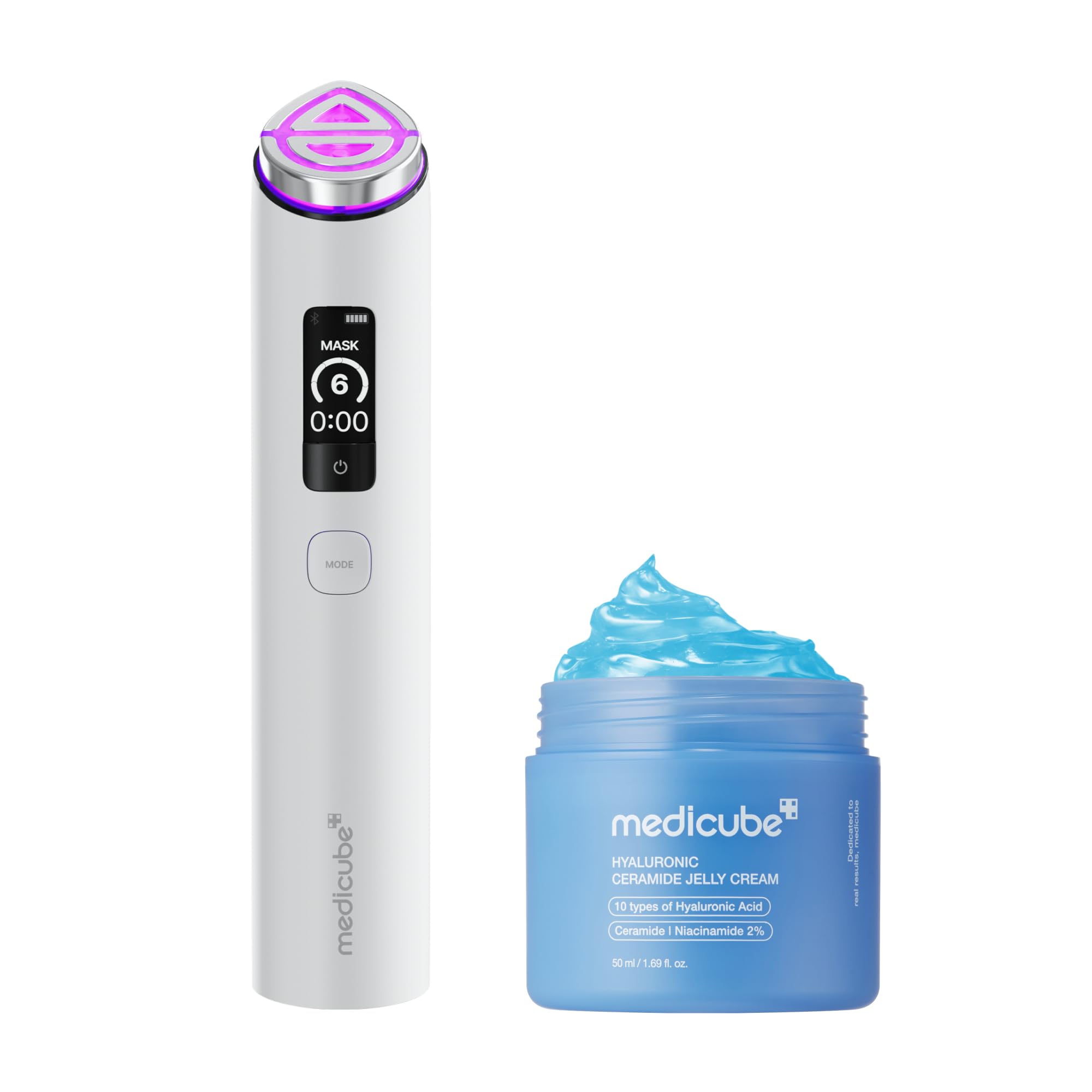 medicube 2X Hydration Duo: Booster Pro X2™ White & Hyaluronic Jelly Cream