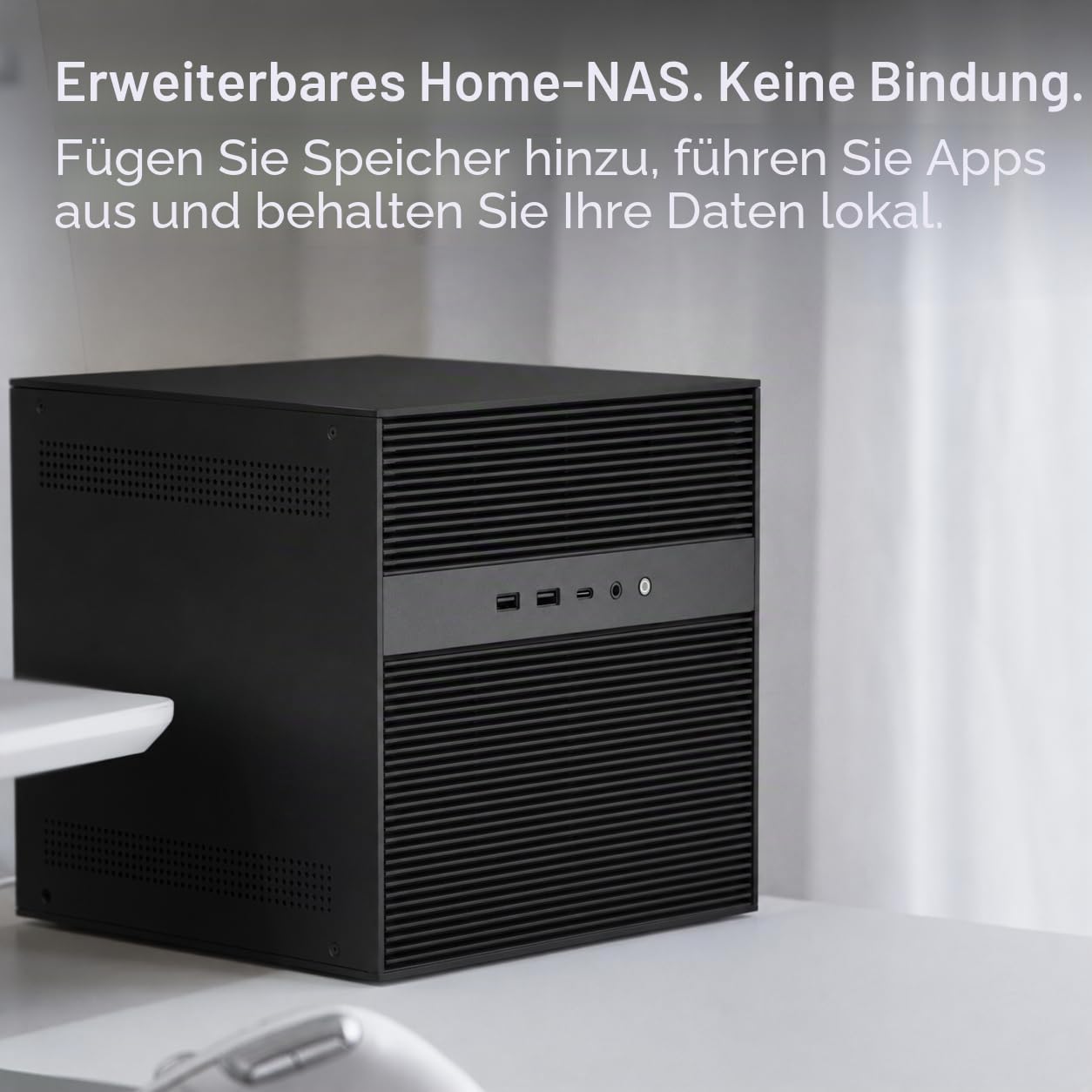 ZimaCube Pro 2 NAS mit Intel Core i5, 10GbE & Thunderbolt 4 | 6 SATA + 4 M.2 Speicher, Docker, Private Cloud, Virtualisierung, Heimserver und Medienserver