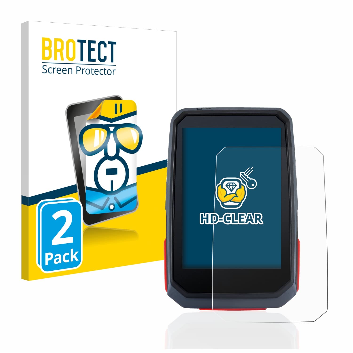 Protector De Pantalla Anti-reflejos Mate Para Sigma BC 12.0 WL - Pack De 2 Unidades, Resistente A Arañazos Y Huellas
