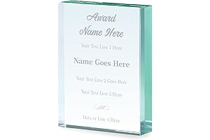 Personalized Glass Award Trophy: Celebrate Excellence and Recognition
