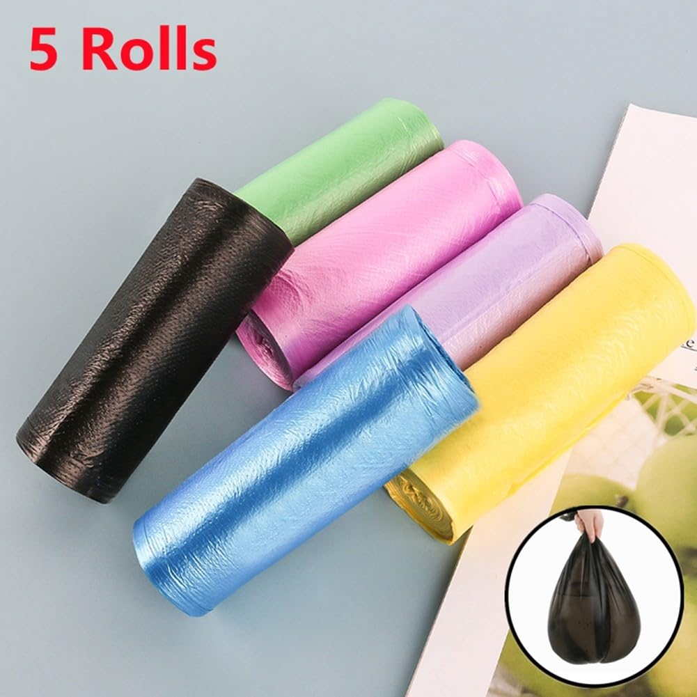 Sacchetti WC Da Campeggio Portatili Biodegradabili - 5 Rotoli (75 Pz) | Igienici, Max 10kg
