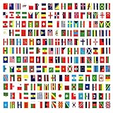 AISHITE ワールドカップ 連旗 200ヶ国分 100ヶ国分 50ヶ国分日本 日の丸有り 応援 サッカー 万国旗 連旗 イベント お祭り 運動会 体育祭 文化祭 学園祭 飾り付け 装飾