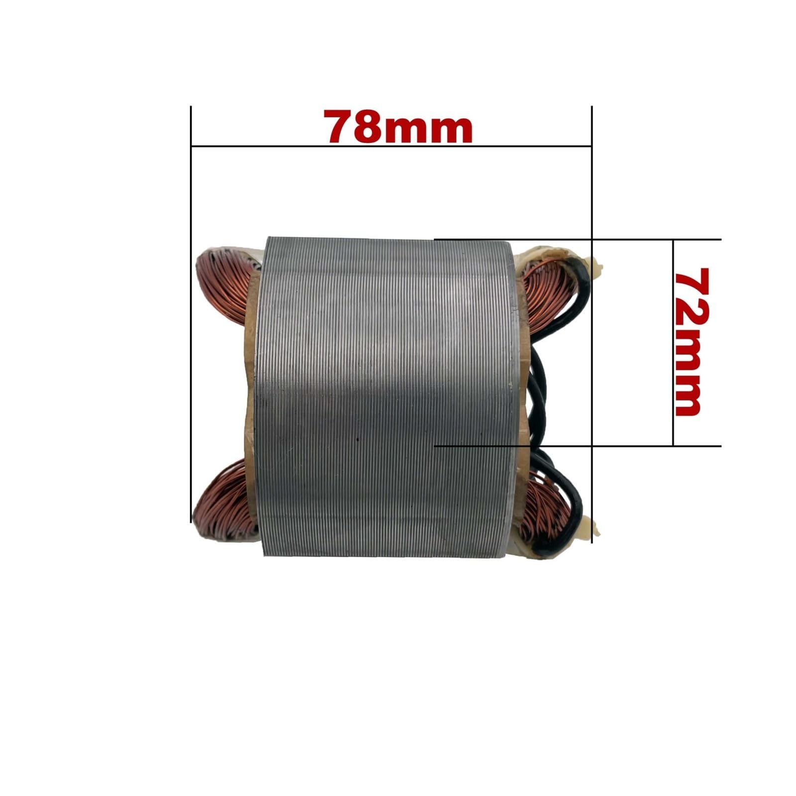Piezas De Repuesto For Taladro Percutor De Rotor De Armadura AC 220V 240V,(Compatible Con MAKITA HM0810 HM0810T 516148-3)(Armature)