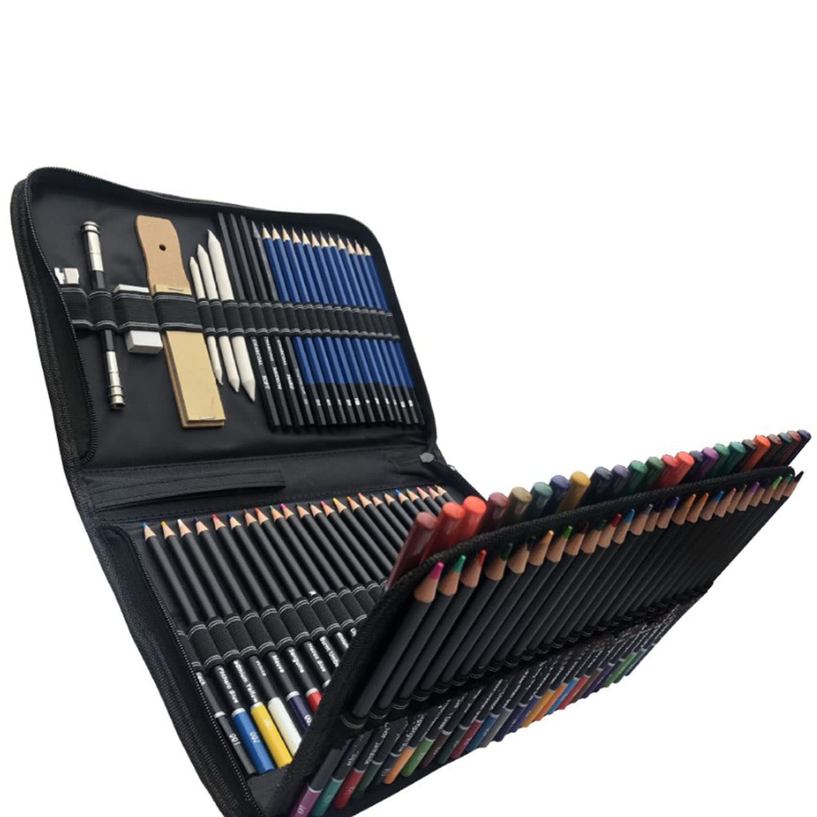 Öl-Buntstifte, Lebendige, Verschiedene Farben, Vorgespitzt, Set für Kunstprojekte zu Hause, Schule, 72-teilig
