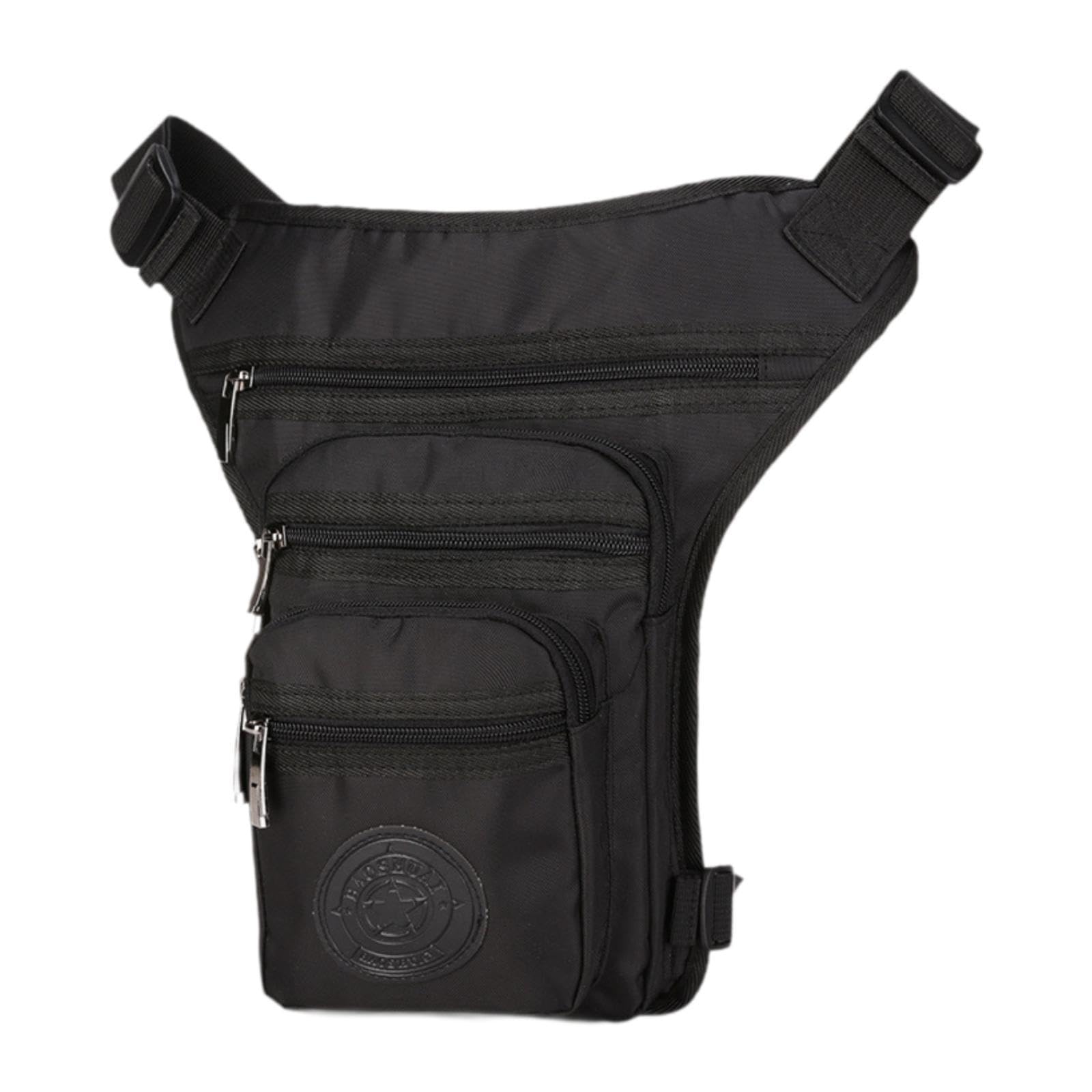 Mens Waist Bag Fanny Pack Drop Leg Thigh for Travel Climbing Walking Black | Packs & Bags Hiking Backpacks Outdoor Sports-image-42