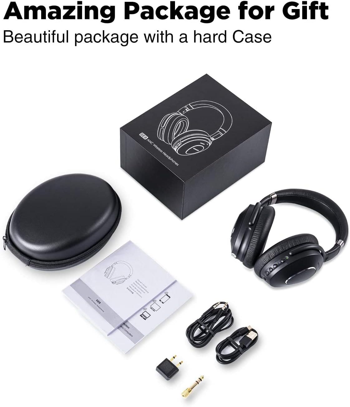 50% Off Discount Tapvos SE8 Active Noise Cancelling Headphones Bluetooth Headphones Wireless Headphones Over Ear with Mic/Aptx, Comfortable Protein Earpads, 30 Hours Playtime for Travel/Work, Black Get Cheap Price Tapvos SE8 Active Noise Cancelling Headphones Bluetooth Headphones Wireless Headphones Over Ear with Mic/Aptx, Comfortable Protein Earpads, 30 Hours Playtime for Travel/Work, Black