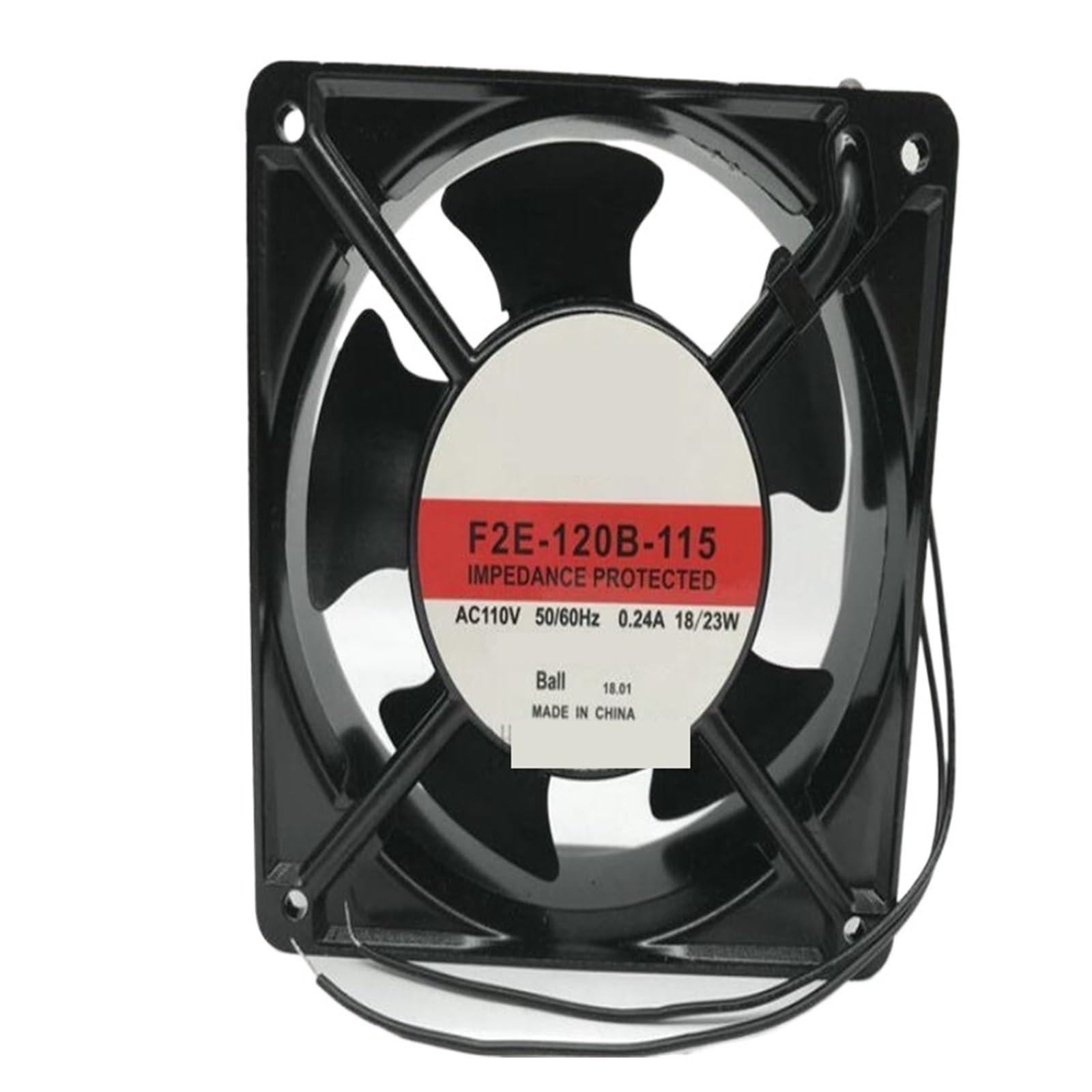 Ventilateur de refroidissement F2E-120B-115 110 V 18/23 W 12038 pour boîtier