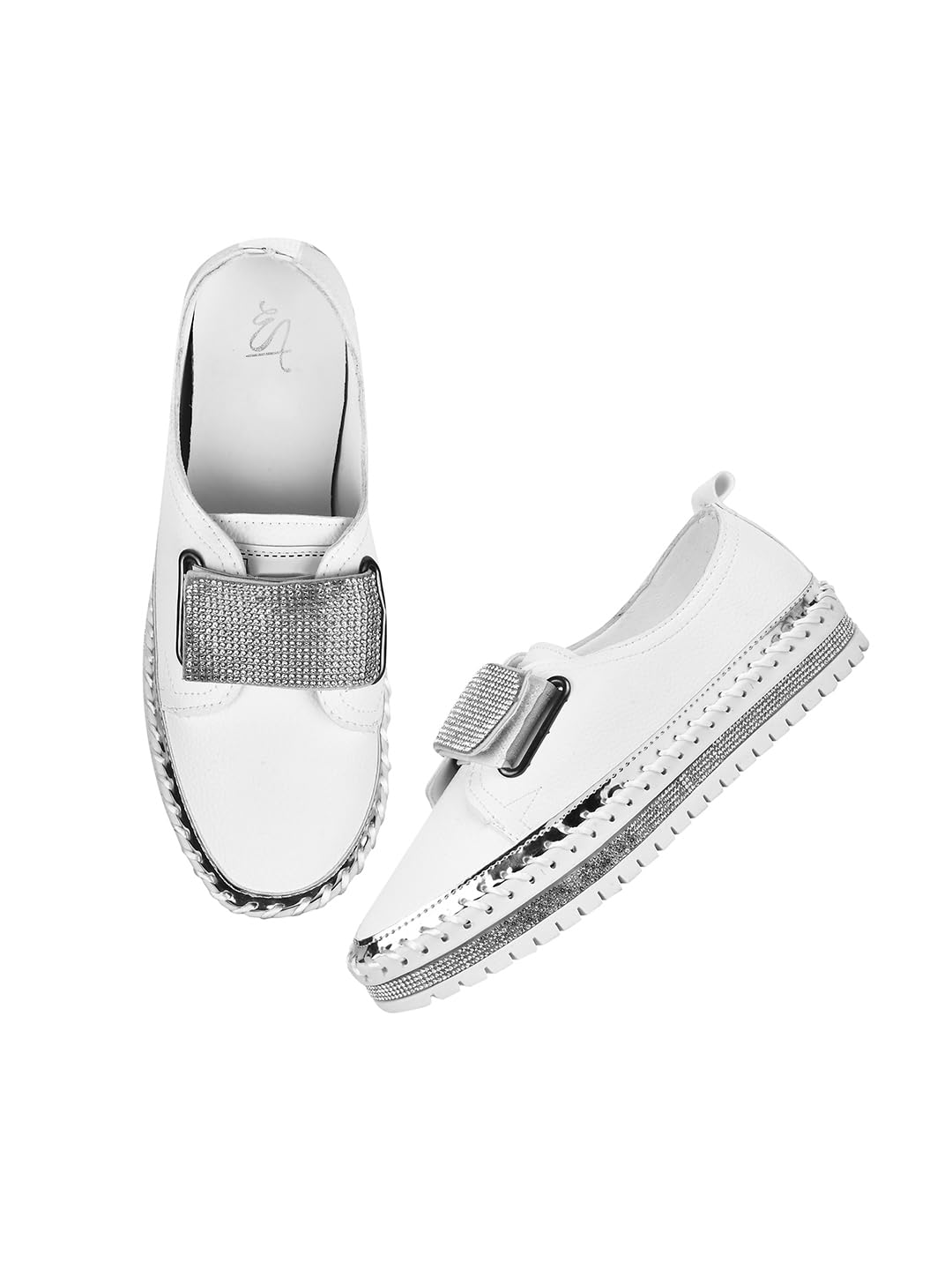 Textured Round Toe Lightweight Casual Espadrilles Loffer Shoes for Womens and Girls-image-6