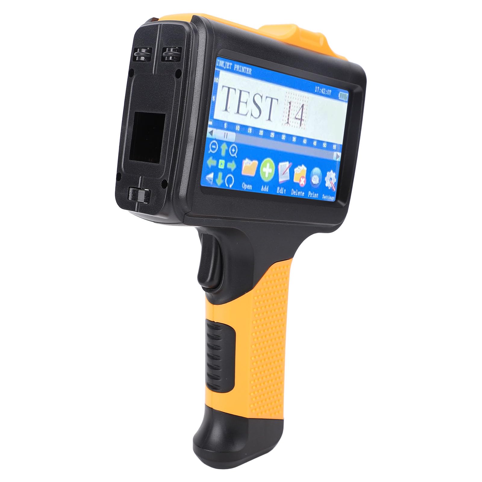 Pistola per Stampanti a Getto D'inchiostro Portatile con Cartuccia Ad Asciugatura Rapida da 42 Ml, Supporto per Stampanti Portatile da 600 Dpi 25 Lingue, Stampante Portatile