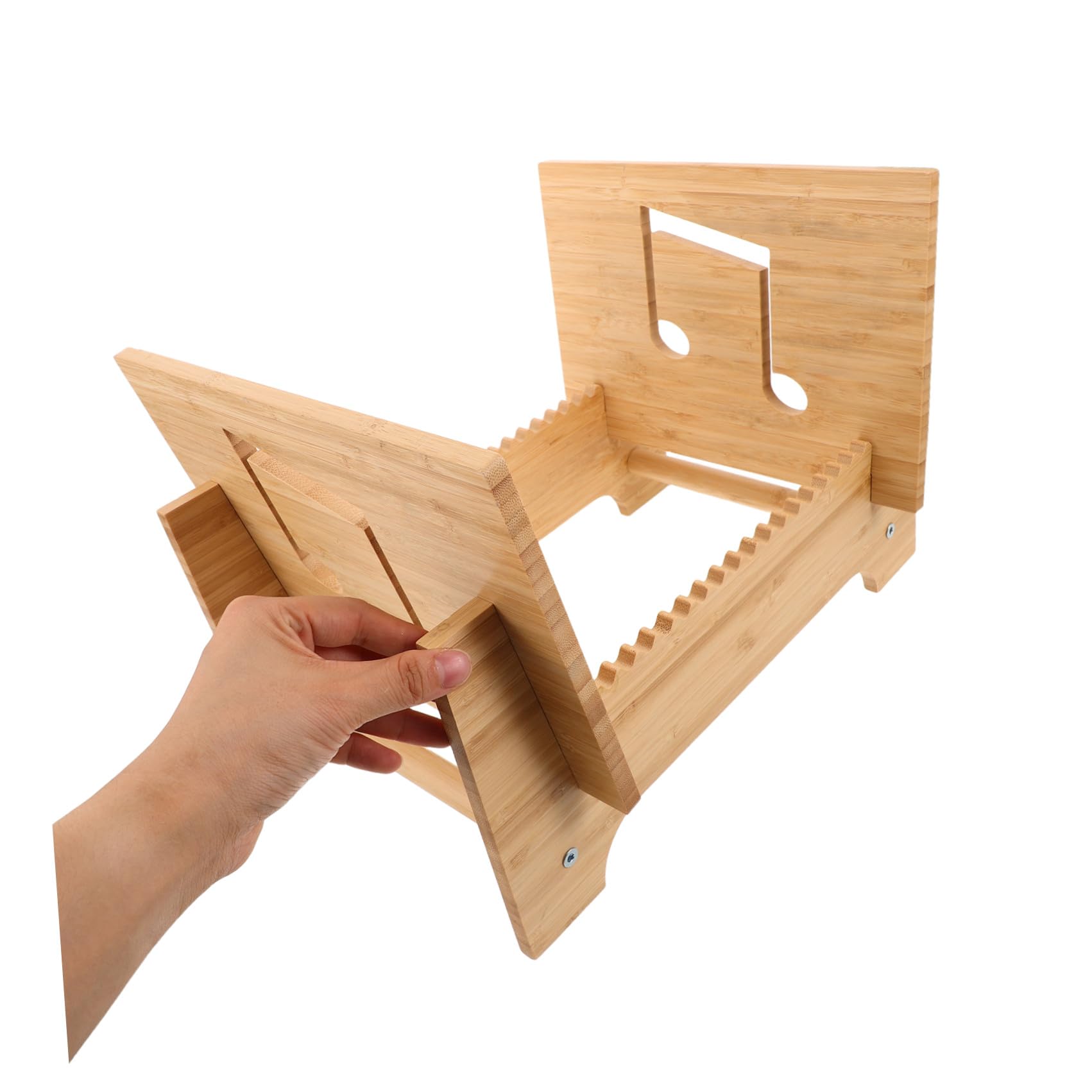 Sosoport Porta Dischi in Legno per Vinili con Design Raffinato e Robusto Supporto per Collezione di Dischi in Vinile Adatto Soggiorno o Studio