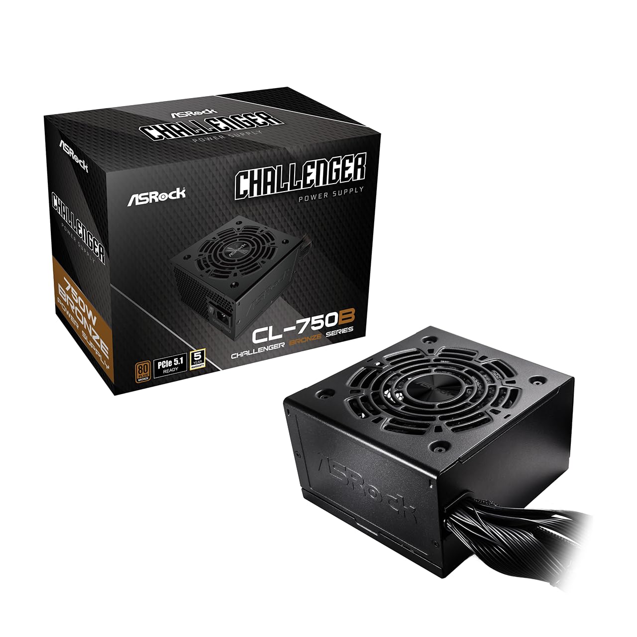 Amazon.com: ASRock Challenger Power Supply 750W ATX 2.52 120mm