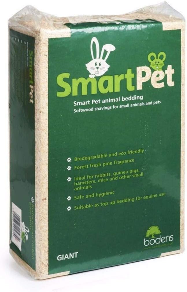 Smart Pet Wood Shavings Small Pet Bedding 10kg, clear Amazon.co.uk